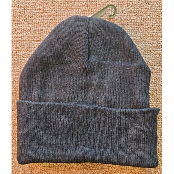 420 Weed Cannabis Logo Embroidered Beanie Hat Winter Cap Black - Picture 4 of 4